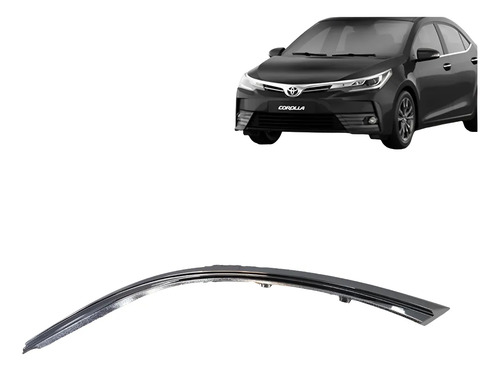 Friso Farol Esquerdo Toyota Corolla 18/19 Ty4510 - Toyota - Código 180368345147