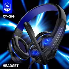 Headset Gamer Xy-g09 Cores Music Sound Stereo Gaming Hearpho