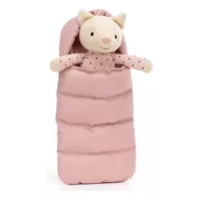 Jellycat Peluche Snuggler Gato Con Saco De Dormir