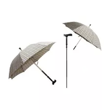 Bengala Aluminio Regulavel C/ Guarda-chuva