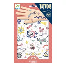 Tatuajes Temporales +50 Stickers Brillantes Dulces Sueños