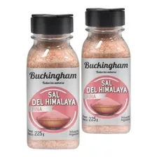 Sal Del Himalaya Fina Buckingham 225gr Rosada Comestible X2