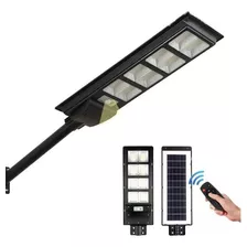 Foco Solar Led 300w Exterior + Poste Reflector Led Sensor Movimento 342 Led 14000 Mah Tecnopro