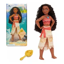 Moana Princesa Muñeca 29cm + Cepillo Disney Store 2022