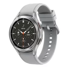 Samsung Galaxy Watch4 Classic (bluetooth) 1.4 Caja 46mm De Acero Inoxidable Silver, Malla Silver De Fluoroelastómero Y Bisel Plateado De Acero Inoxidable Sm-r890