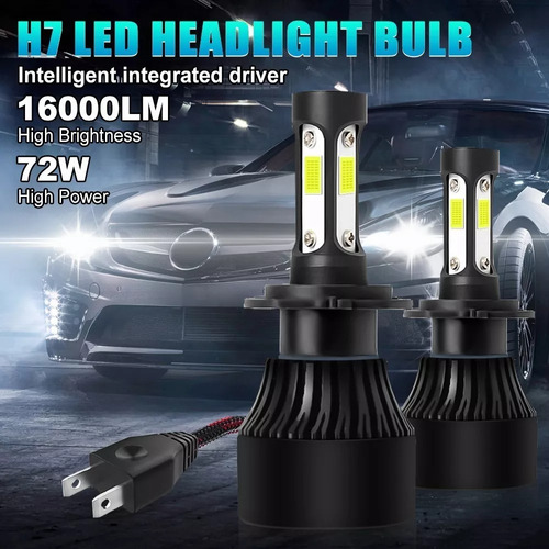 Led Luz Baja 10000lm H7 6000k Subaru Legacy Ao 2007 A 2016 Foto 5