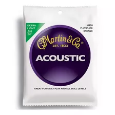 Encordado Cuerdas Guitarra Acustica Martin & Co M530 10-47
