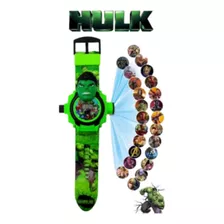 Relógios Projetor Infantil Homem Aranha Hulk Sonic Barbie
