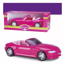 Carrinho Carro Conversível P/ Boneca Barbie - 46cm - Roma
