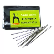 Aguja Punta Roma #16 Para Coser Tejer Bordar X16 Pcs