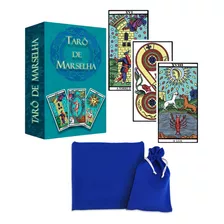 Tarot De Marselha 78 Cartas + Toalha + Saquinho