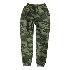 Pantalón Jogging Mujer Camuflado Jogger Frizado Babucha 