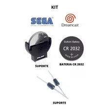 Kit Suporte Bateria 2032 Sega Dreamcast + Diodo 1n4007 