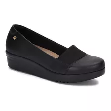 Zapatilla Andrea Dama Tipo Loafer Piel Negro Confort 2986364