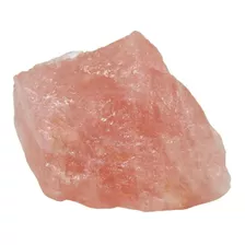 Pedra Bruta Quartzo Rosa Grande Verdadeira 500g Cura