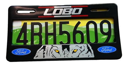 Porta Placas Lobo Ford F150 F250 4x4 Camioneta Auto  Foto 2