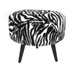 Pouf Natural Animal Print Pf7002-nat Tecnomobili/mimbral