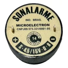 Buzzer Beep Bitonal Sonalarme S-4,5/15v-0-b Microelectron