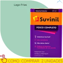 Tinta Para Parede Suvinil Fosco Completo Tons Do Verde 16 L