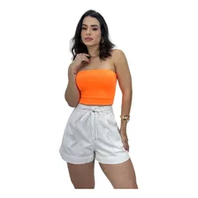 Cropped Top Faixa Feminina Tomara Que Caia Bojo Verao 2021