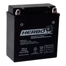 Bateria Motos Herbo Yb5l-b Agm Zanella Zb 110 Cc 2005/2018