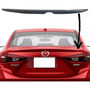 Fits 19-20 Mazda 3 Sedan Pp Front Bumper Lip Spoiler Mat Zzg