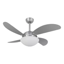 Ventilador De Teto Volare Escovado Vd42 Fly Titânio 110v Diâmetro 105 Cm Frequência 127v Material Das Pás Mdf Quantidade De Pás 4 127v