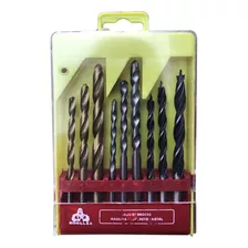 Kit Drill Bits Assorted Steel Wood Steel Videa 9 Units 12022