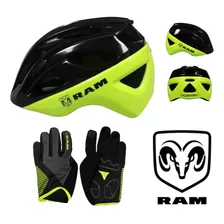 Pack De Casco Más Guantes Ram Talla L