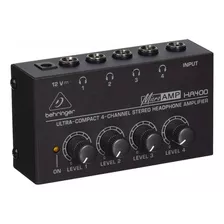 Behringer Ha400 Microamp Amplificador Para Audifonos Color Negro