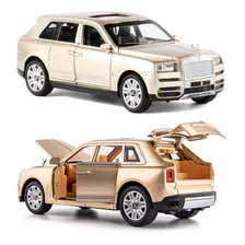 Rolls Royce Cullinan Miniatura Metal Auto Con Luz Y Sonido