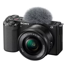 Cámara Sony + Lente Intercambiable Para Vlogger Zv-e10l