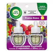 Aromatizante En Aerosol Airwick Difusor Repuesto Frutos Rojos 2 Piezas 20ml