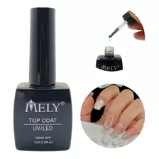 Top Coat Mely Esmalte Semipermanente Acabado Brilloso