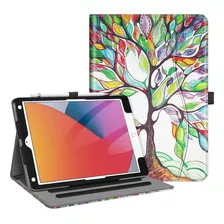 Funda Fintie, Arbol, Compatible iPad De 9ª/8ª/7ª Gen 10.2 