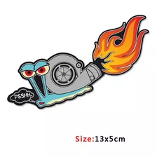 Adesivo De Corrida Turbine Snail Psshh Funny Design Classic