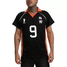 Camiseta Tobio Kageyama #9 Haikyu Karasuno Cosplay Anime