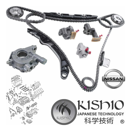 Kit Distribucion Y Bomba Aceite Nissan 350z 03-07 V6 3.5l Foto 3