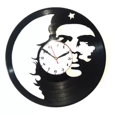 Reloj De Pared De El Che Guevara En Disco De Vinilo