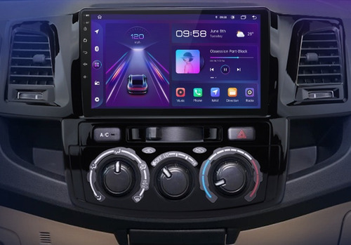 Radio Toyota Fortuner Hilux 2gigas Ips Carplay Android Auto Foto 9