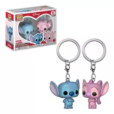 Llavero Funko Pareja Enamorados Stitch And Angel