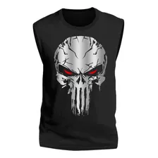 Musculosa Algodón Punisher Calavera Comic Superheroe 