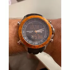 Relógio Timberland World Time 50m/165ft Stainless Stell