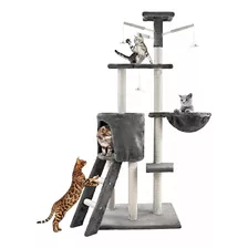 Repisas Para Gatos Catio Gimnasio Para Gatos Torre Rascador Roro 3 Niveles Rascador Gato