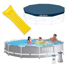 Piscina Estructural 6500 Lt Intex + Bomba Filtro + Cobertor