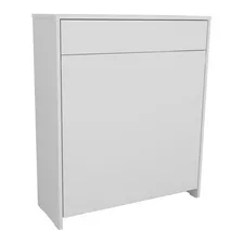 Escritorio Juvenil Moderno Mesa Plegable Melamina Con Cajón Color Blanco