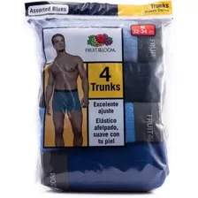 Pack De 4 Boxer Corto Azules Caballero Fruit Of The Loom