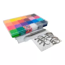 Pack Mostacillas Planchables Hama 2.6mm, 24 Col, 16800 Beads