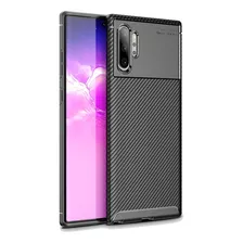 Funda Para Samsung Note 10 + Plus Beatle Carbon Case + Mica