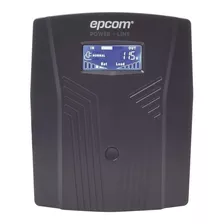 Ups Epcom Epu1500lcd 1500va Entrada Y Salida De 100v - 110v - 120v Ca Negro